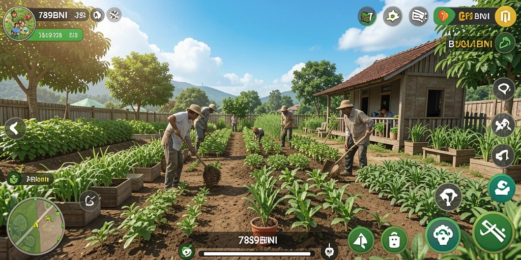 Gameplay seru bertani dan berkebun di 789BNI.