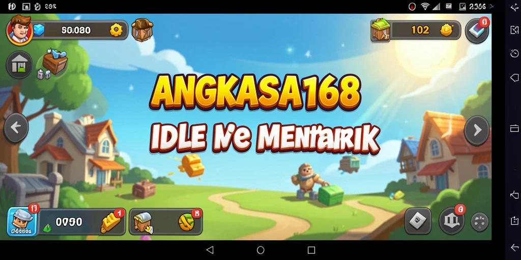 Screenshot gameplay ANGKASA168 dengan tema Idle yang menarik.