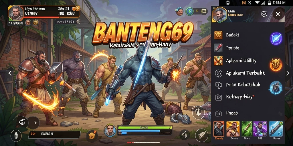 Tampilan antarmuka BANTENG69 yang bersih dan menarik.