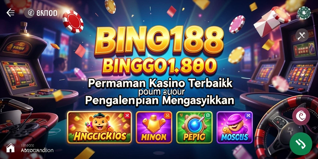 Tampilan menarik dari permainan Kasino BINGO188 yang menghibur.