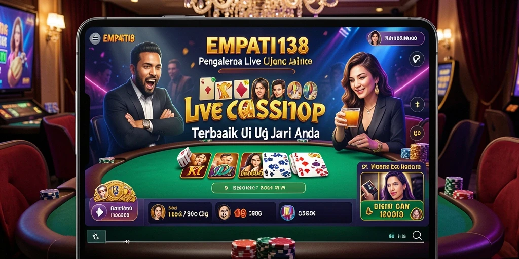 Screenshot gameplay Live Casino EMPATI138 yang mendebarkan.