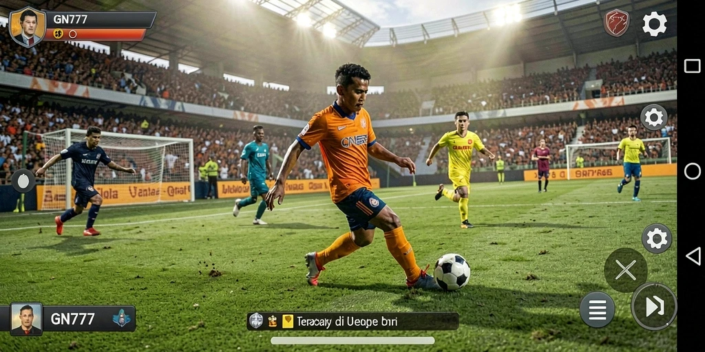 Tangkap momen mendebarkan dalam permainan Sepak Bola GN777.