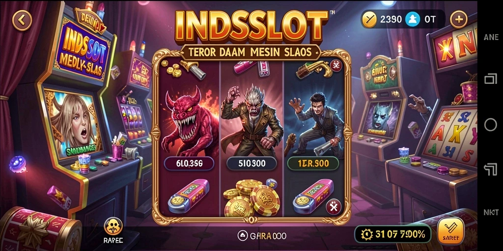 Tampilan mendebarkan gameplay INDSLOT yang penuh ketegangan.