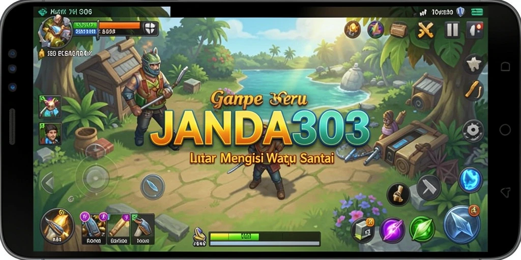 Tampilan gameplay seru dan penuh tantangan dalam JANDA303.