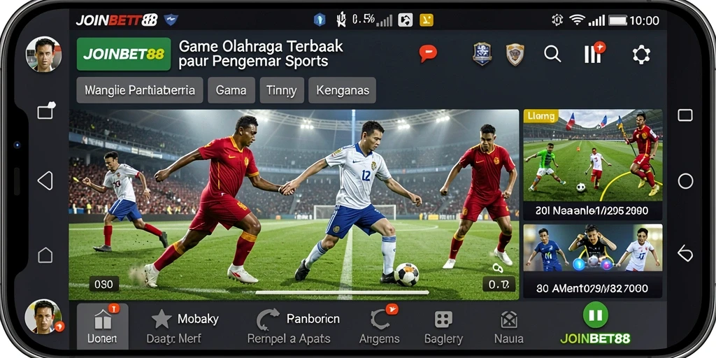 Tampilan gameplay seru dari <strong>JOINBET88</strong> dengan suasana pertandingan olahraga.