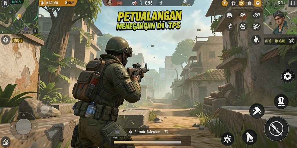 Tampilan gameplay seru di KAOL68 dengan aksi TPS yang mendebarkan.