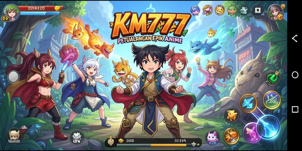 Tampilan menakjubkan dari gameplay Anime di KM777.