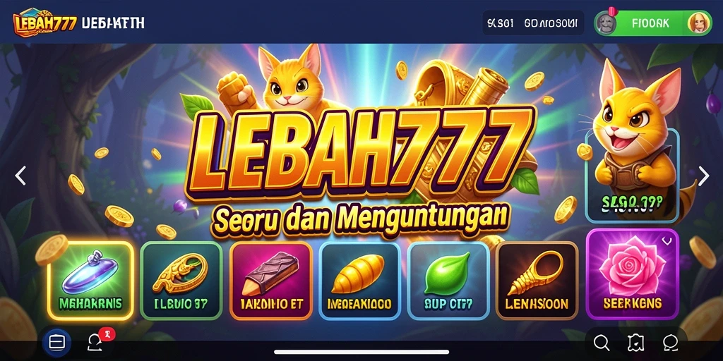 Tampilan gameplay Slot LEBAH777 yang menarik dan menghibur.