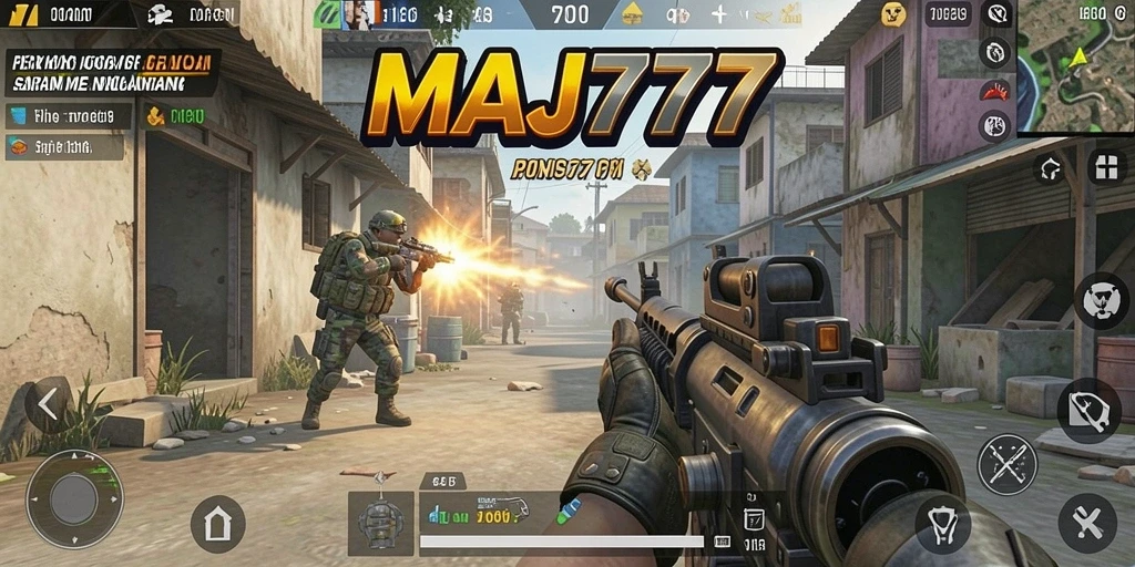 Gameplay mengesankan dari MAJ777 dalam pertempuran FPS.