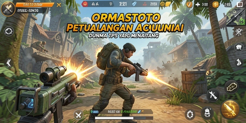Gameplay seru ORMASTOTO dengan grafis menakjubkan.