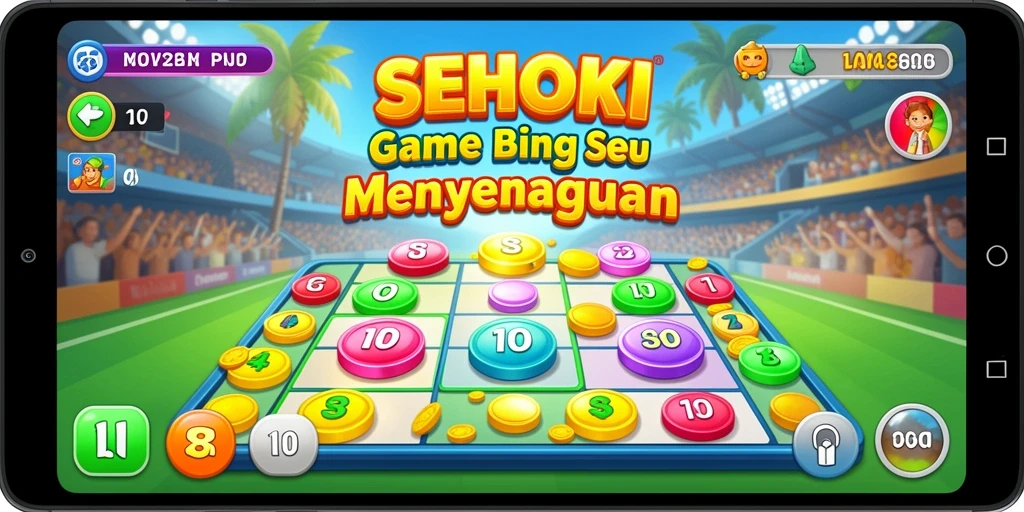 Tampilan gameplay seru SEHOKI dengan berbagai variasi Bingo.