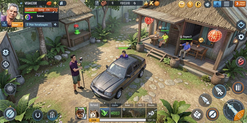 Screenshot gameplay casual yang menampilkan momen seru di VEGAS338.
