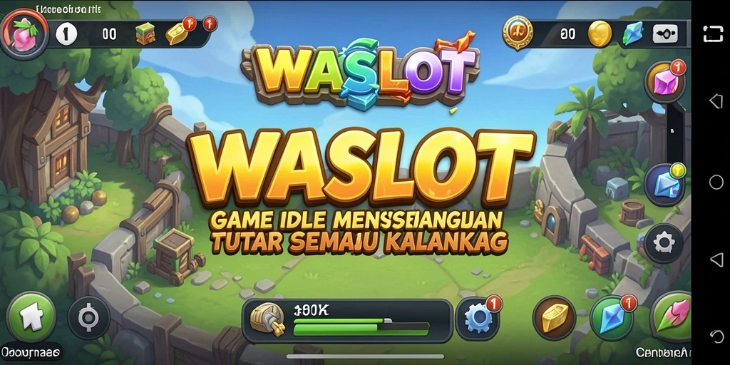 Tampilan gameplay WASLOT yang seru dan menarik dalam gaya Idle.