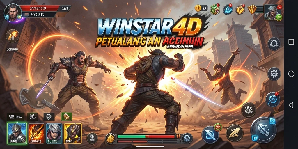 Tampilan gameplay seru dalam <strong>WINSTAR4D</strong> yang penuh aksi petualangan.
